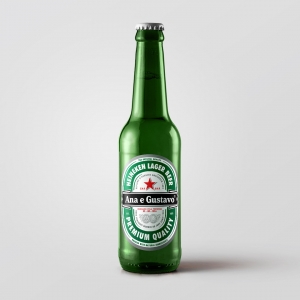 Rótulo Para Imprimir Cerveja Heineken