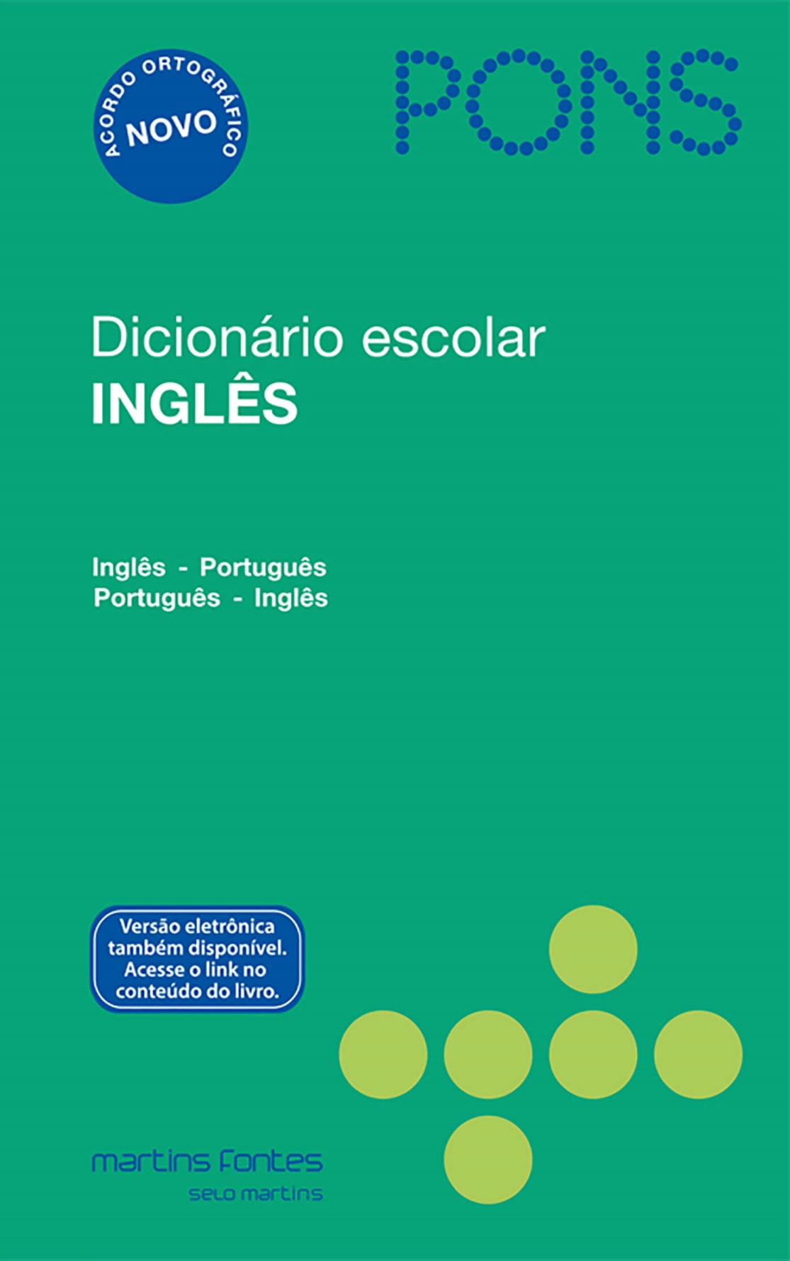 Dicionário escolar Inglês Pons - Inglês-Português Português-Inglês