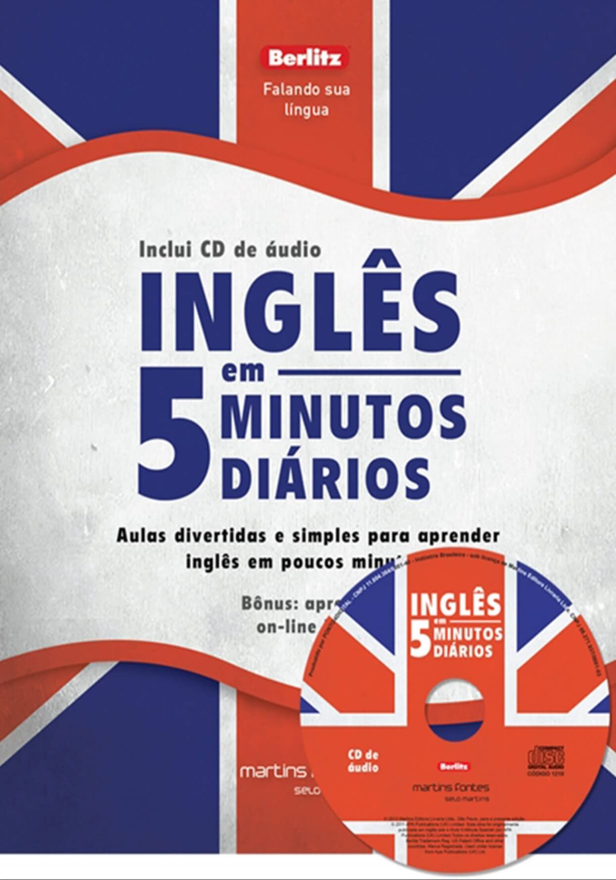 Inglês em 5 minutos diários + CD  - Martins Fontes