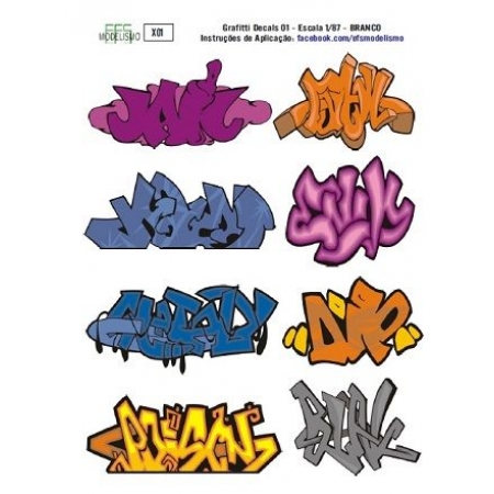 Decal Grafitti MOD.1 - EFS MODELISMO - X01
