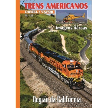 DVD Trens Americanos Diesel e Vapor - TRENS E FERROVIAS - 122