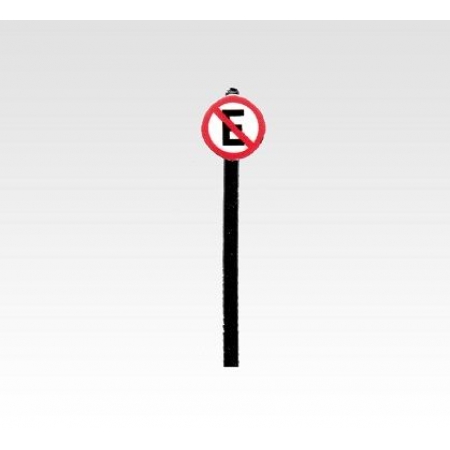 Placa Proibido Estacionar - E-MODELISMO - 317