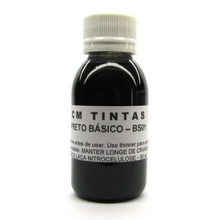 Tinta Básica Preta - CM TINTAS - BS01