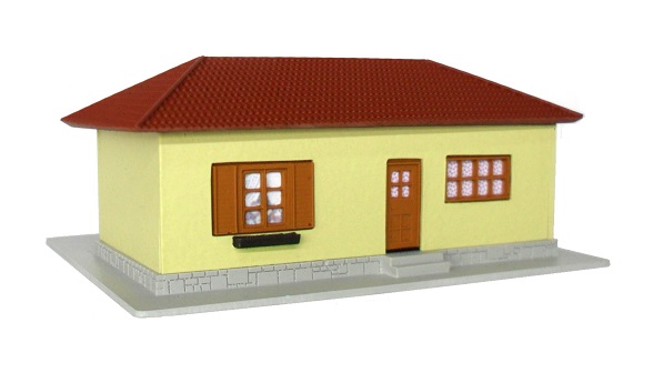 Casa Brasileira em L - QMODELS - C19  - SHOPferreo