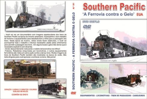 DVD Southern Pacific A Ferrovia Contra o Gelo DVD DUPLO - TRENS E FERROVIAS - 81 - SHOPferreo