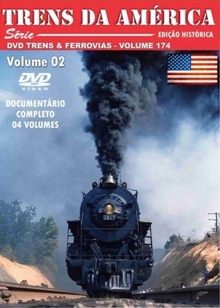 DVD Trens da América Volume 2 - TRENS E FERROVIAS - 174 - SHOPferreo