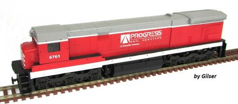 Locomotiva C30-7 Customizada PROGRESS RAIL Fase II - CU111  - SHOPferreo