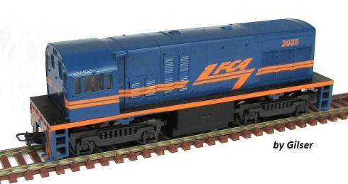 Locomotiva U5B Customizada FCA Fase I - CU122  - SHOPferreo