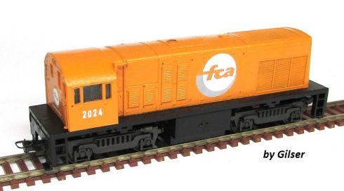 Locomotiva U5B Customizada FCA Fase II # 2035 - CU123  - SHOPferreo