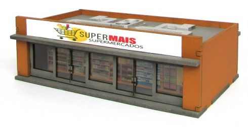 Prédio Comercial MOD.1 Supermercado - DIO STUDIOS - 87230 - SHOPferreo