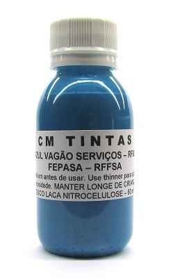 Tinta Carro de Passageiro RFFSA Azul - CM TINTAS - RF03  - SHOPferreo