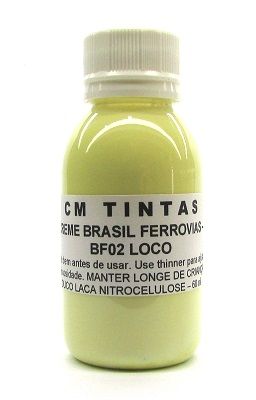 Tinta Locomotiva BRASIL FERROVIAS Bege - CM TINTAS - BF02  - SHOPferreo