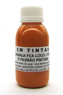 Tinta Locomotiva FCA Laranja - CM TINTAS - FC01  - SHOPferreo