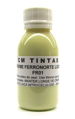Tinta Locomotiva FERRONORTE Creme - CM TINTAS - FR01  - SHOPferreo