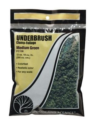 Underbrush Medium Green - WOODLAND SCENICS - FC136  - SHOPferreo