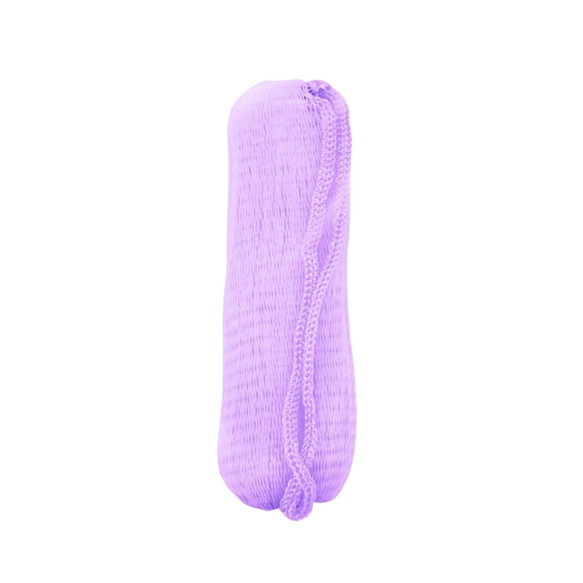 Esponja de banho guarda sabão lilás