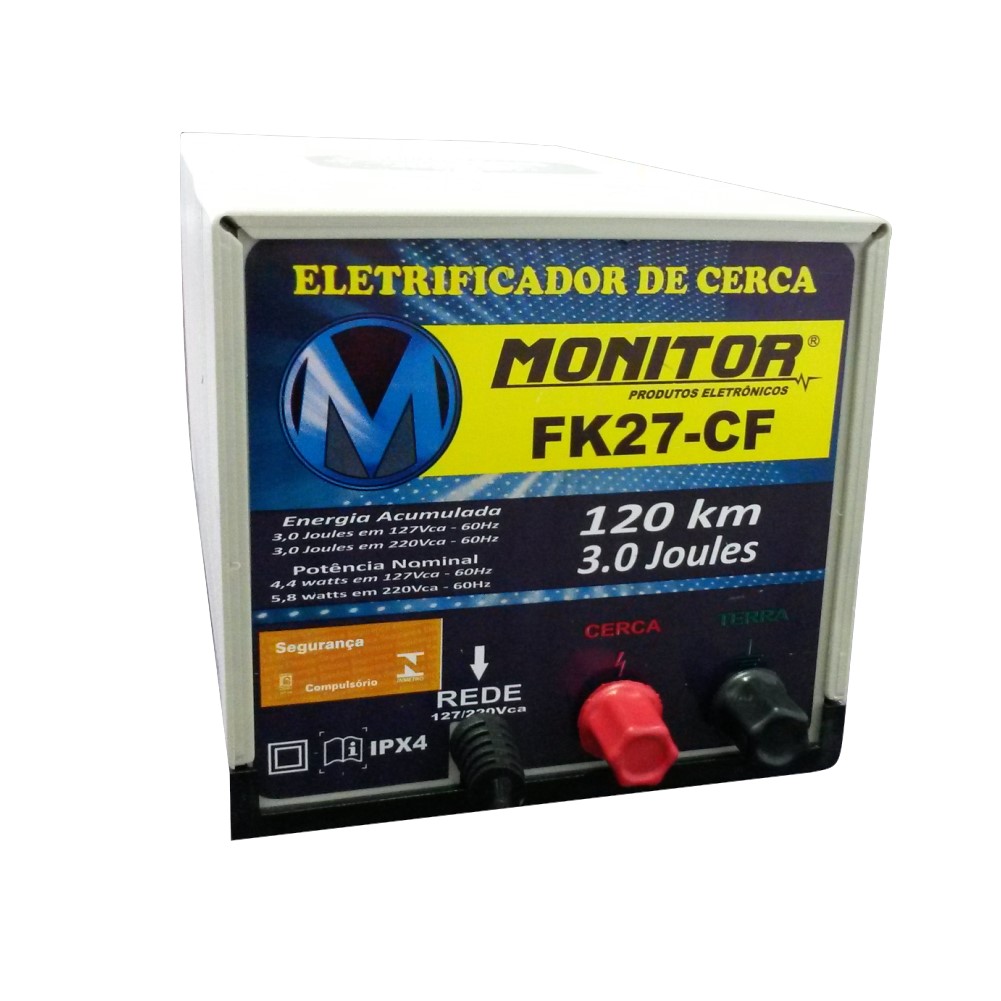 Eletrificador de Cerca Monitor FK27-CF