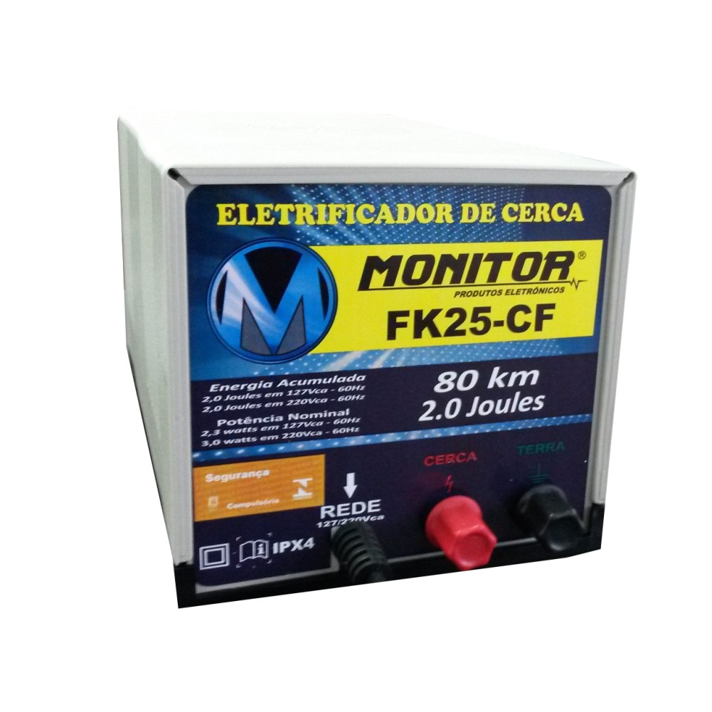 Eletrificador de Cerca Monitor FK25-CF