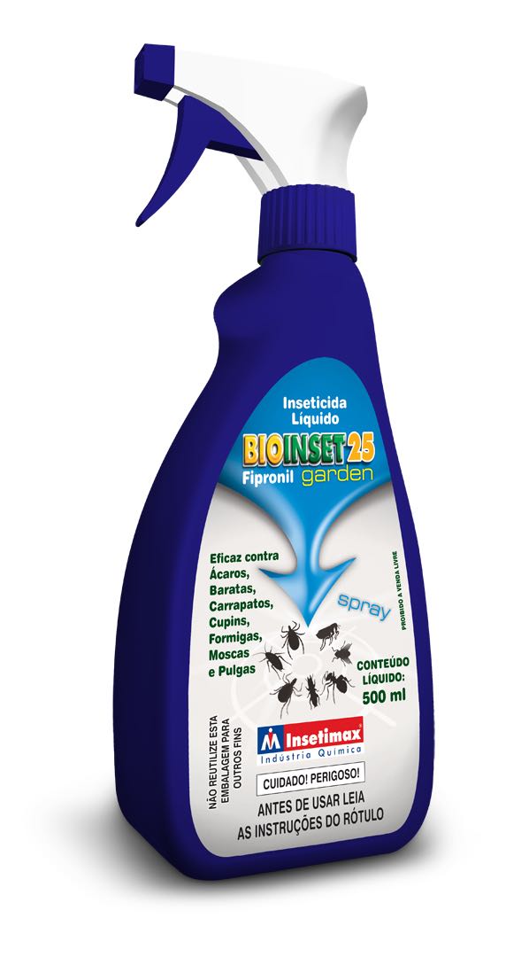 Inseticida Bioinset 25 Garden Fipronil Spray 500mL