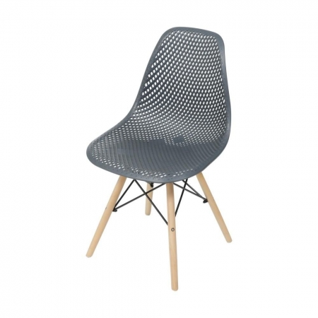 Cadeira Charles Eames Eiffel Colmeia Wood Design