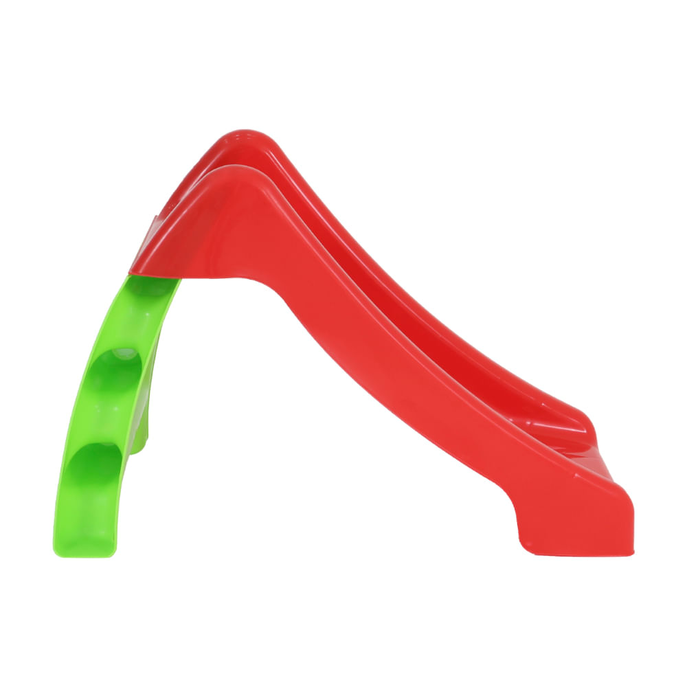 Escorregador Infantil 2 Degraus Vermelho e Verde - BelFix