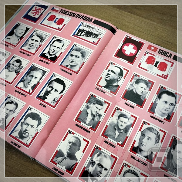 Álbum de Figurinhas da Copa do Mundo de 1938 na França - Capa Dura - LINHA PREMIUM  - Alolla | Decorações