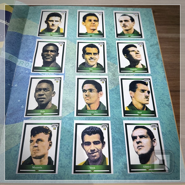 Álbum de Figurinhas da Copa do Mundo de 1958 na Suécia - Capa Dura - LINHA PREMIUM  - Alolla | Decorações