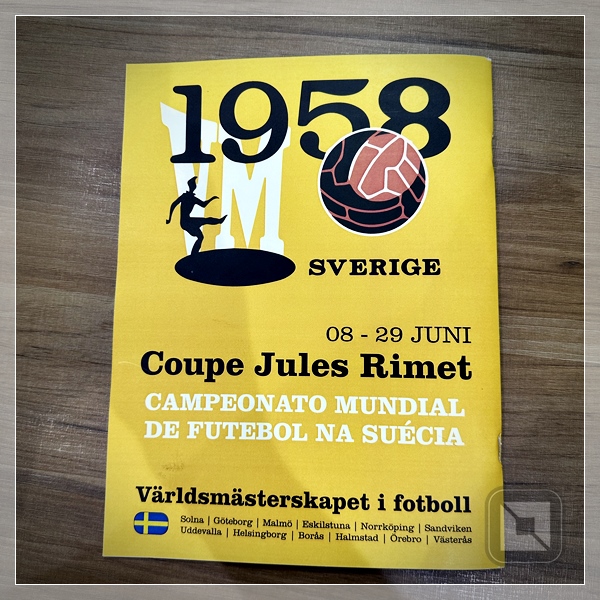 Álbum de Figurinhas da Copa do Mundo de 1958 na Suécia - Capa Flexível - LINHA CLÁSSICA - Alolla | Decorações