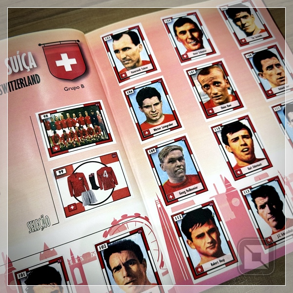 Álbum de Figurinhas da Copa do Mundo de 1966 na Inglaterra - Capa Dura - LINHA PREMIUM  - Alolla | Decorações