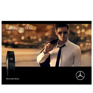 Perfume Masculino - Mercedes-Benz Club Black EDT 50ml