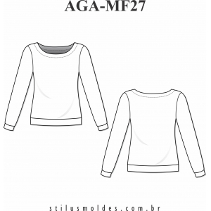 Blusa de Agasalho Feminina (AGA-MF27) - Foto 0