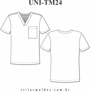 Blusa de serviço masculina (UNI-TM24) - Foto 0