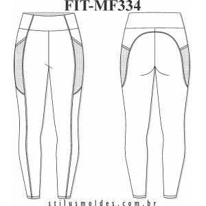 Calça legging fitness (FIT-MF334) - Foto 0