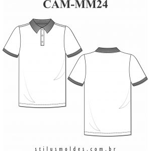 Camiseta Polo Masculina (CAM-MM24) - Foto 0