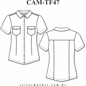 Camisete manga curta (CAM-TF47) - Foto 0