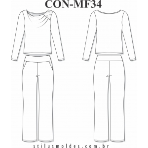 Conjunto feminino (CON-MF34) - Foto 0