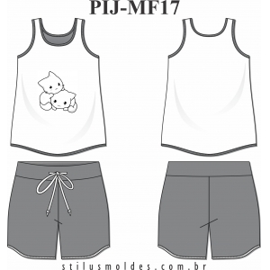 Pijama feminino  (PIJ-MF17) - Foto 0
