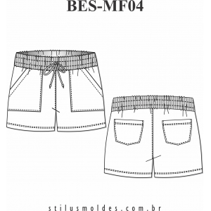 Shorts Feminino (BES-MF04) - Foto 0
