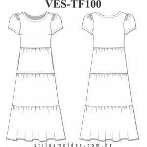 Vestido (VES-TF100) - Foto 0