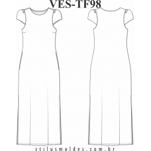 Vestido (VES-TF98) - Foto 0