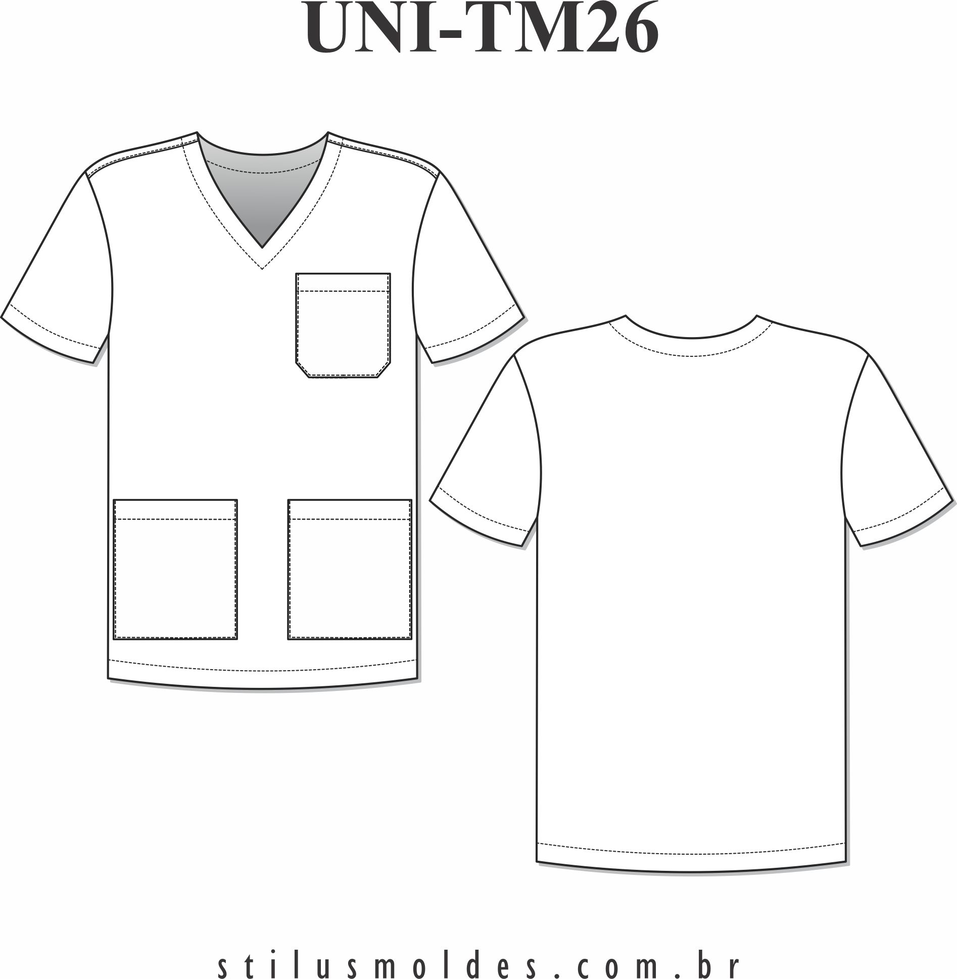 Blusa de serviço masculina (UNI-TM26) - Foto 0