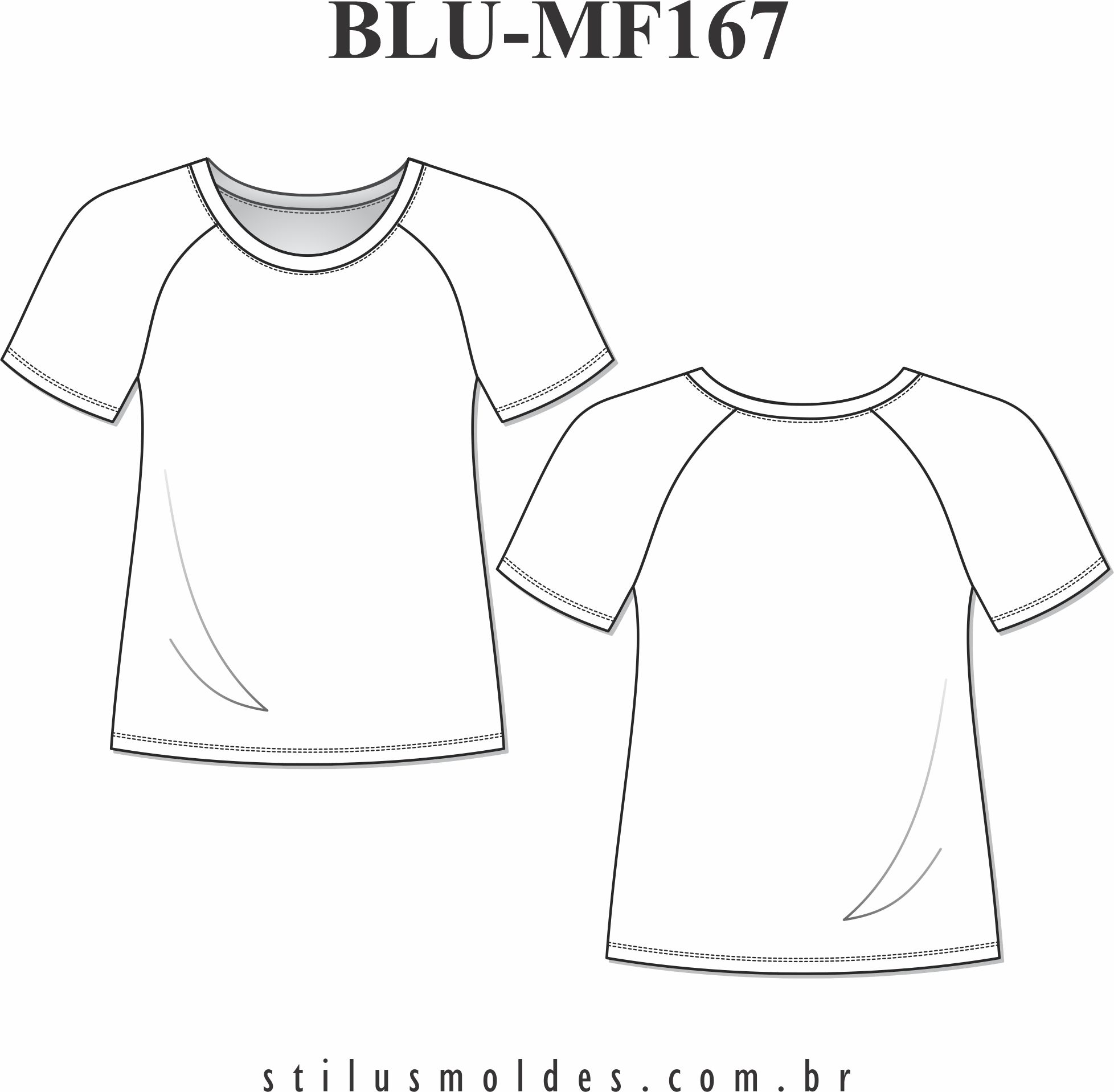 Blusa manga raglan  (BLU-MF167) - Foto 0