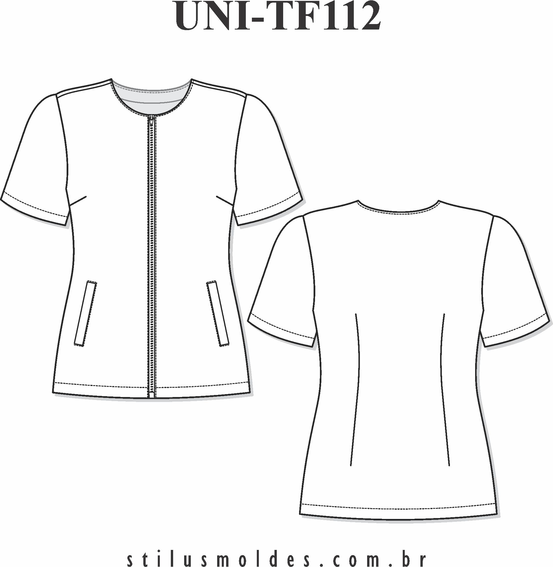 Blusa uniforme feminino (UNI-TF112) - Foto 0