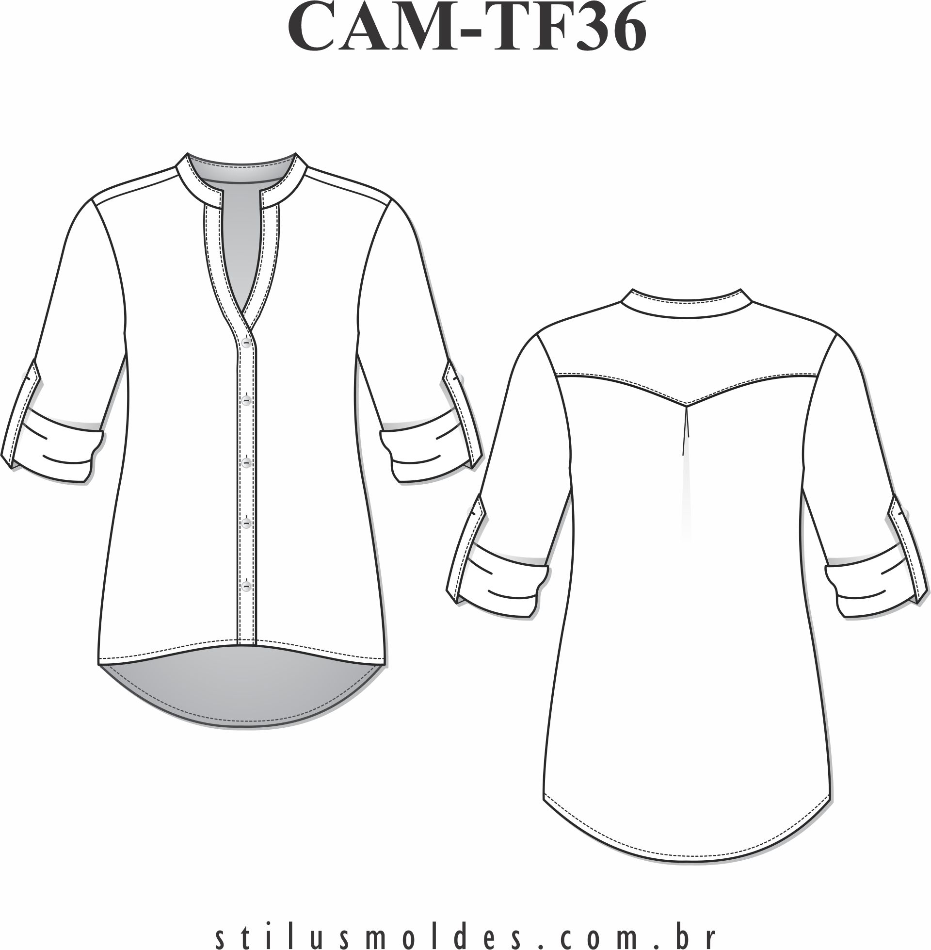 Camisa feminina (CAM-TF36) - Foto 0
