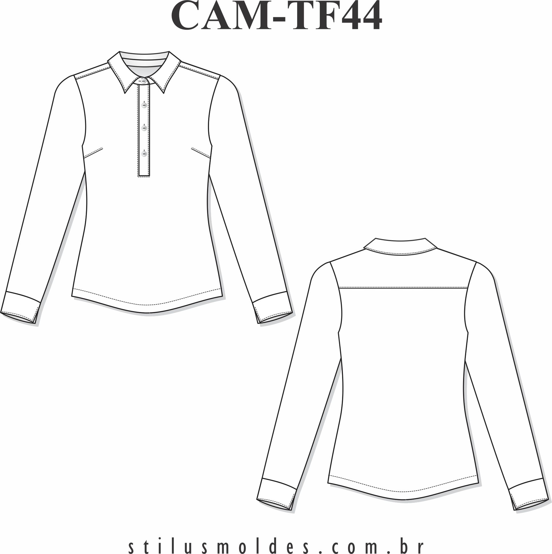 Camisa manga longa (CAM-TF44) - Foto 0