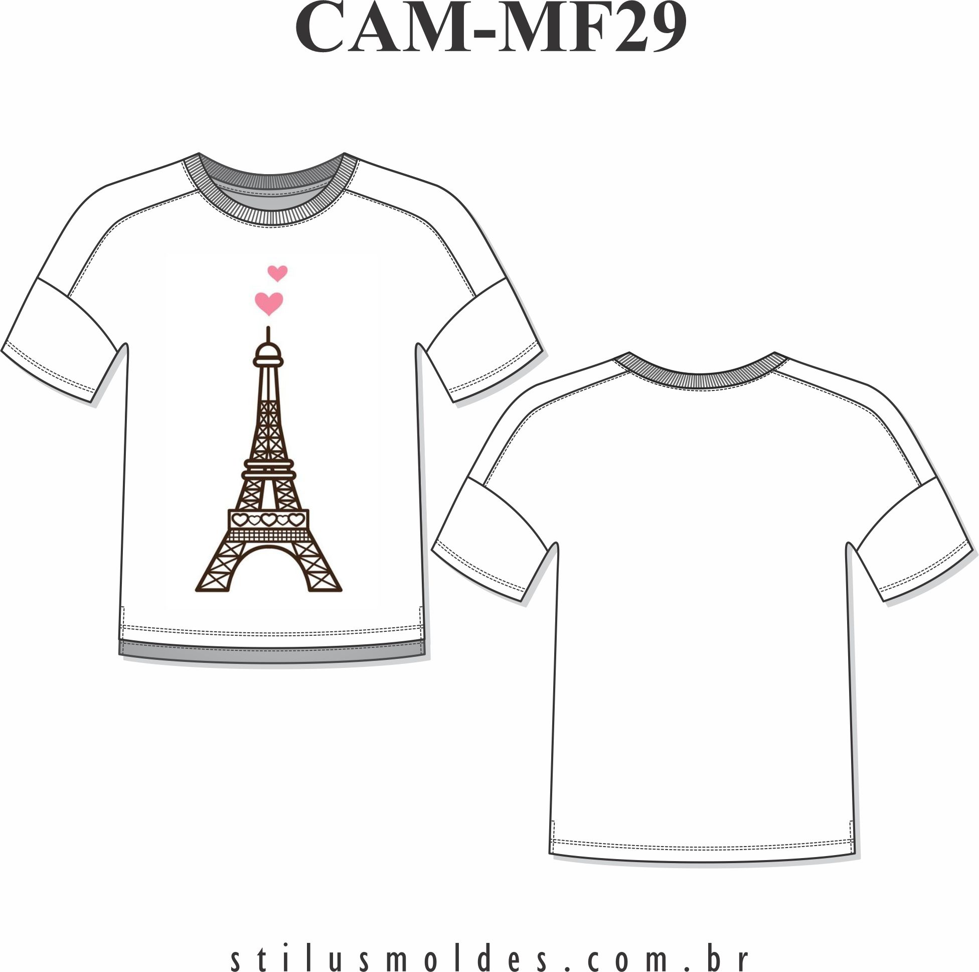 Camiseta feminina (CAM-MF29) - Foto 0