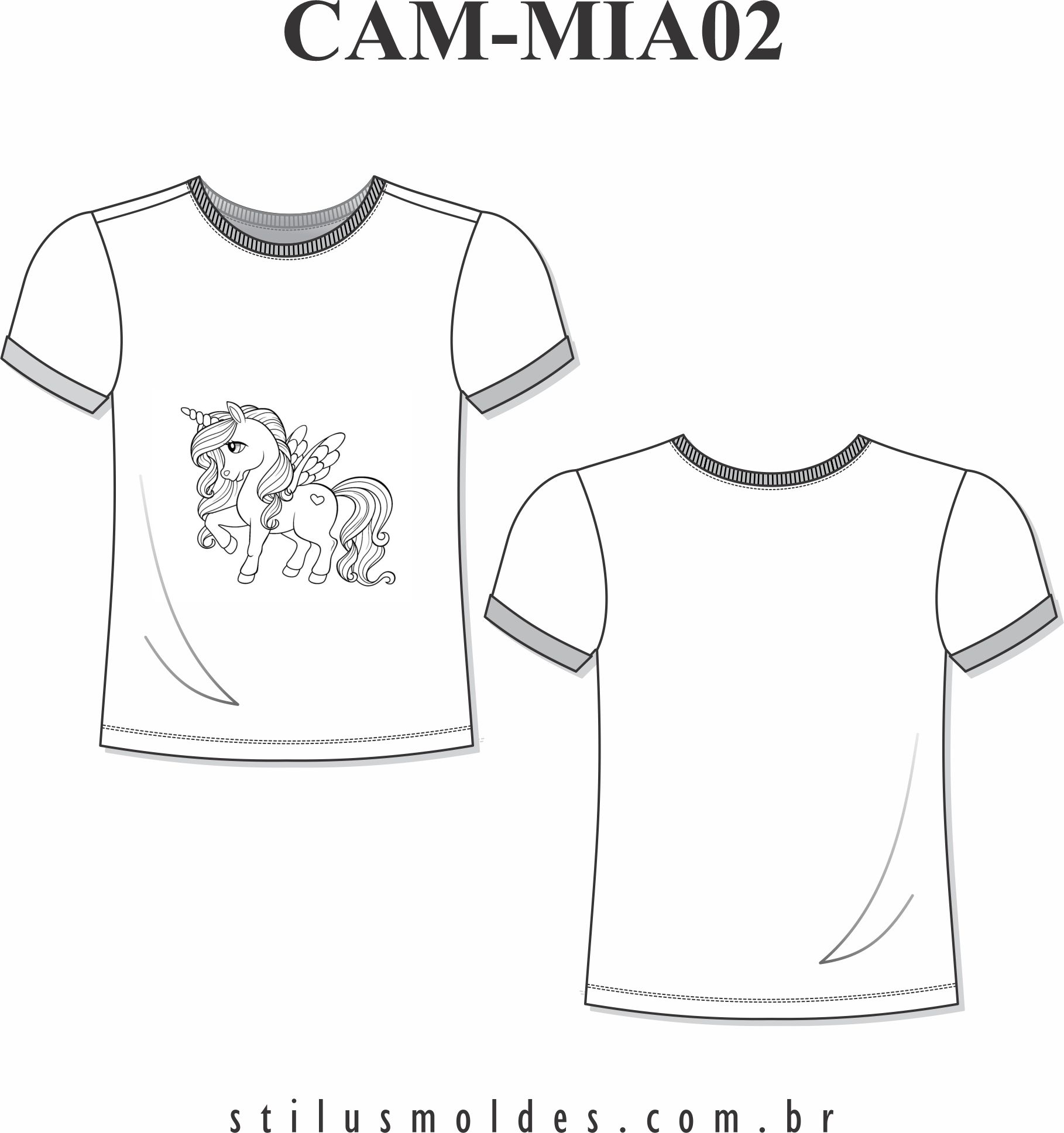 Camiseta infantojuvenil (CAM-MIA02) - Foto 0