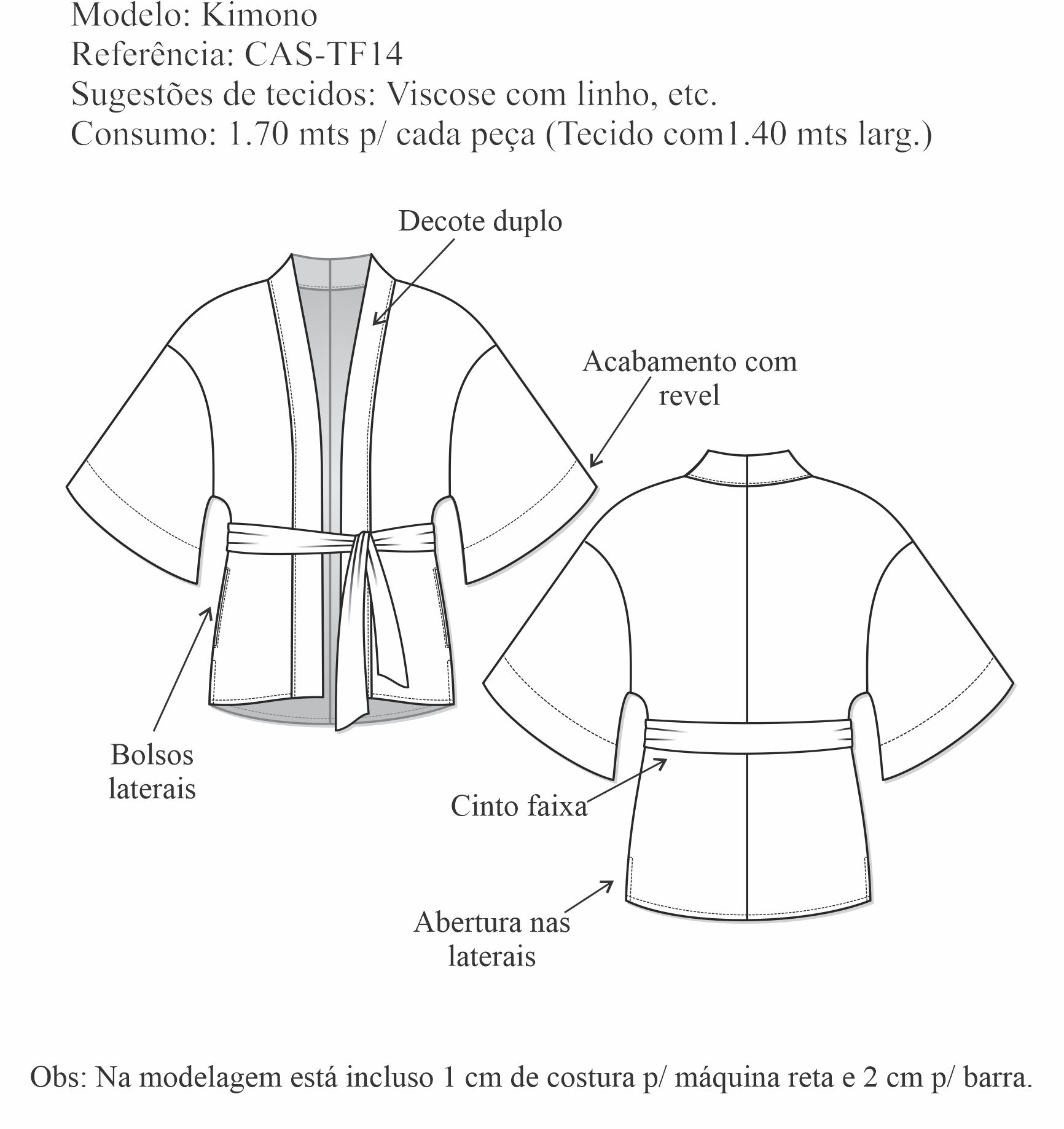 Kimono (CAS-TF14) - Foto 1