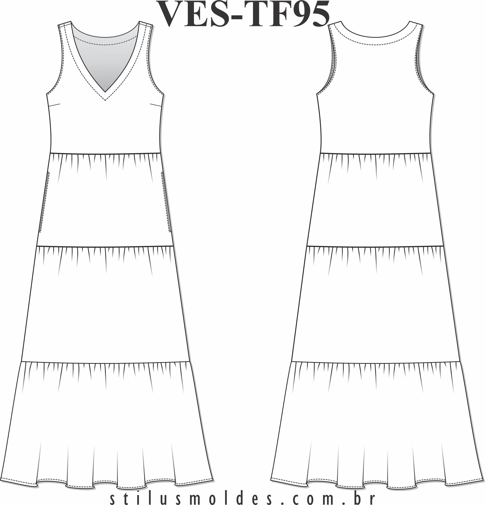 Vestido (VES-TF95) - Foto 0