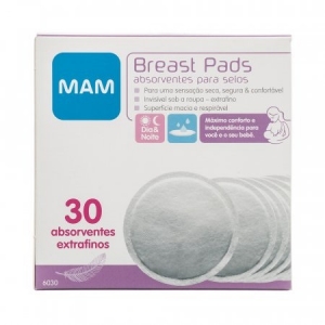 Absorvente para seios MAM Breast Pads (30 unidades)
